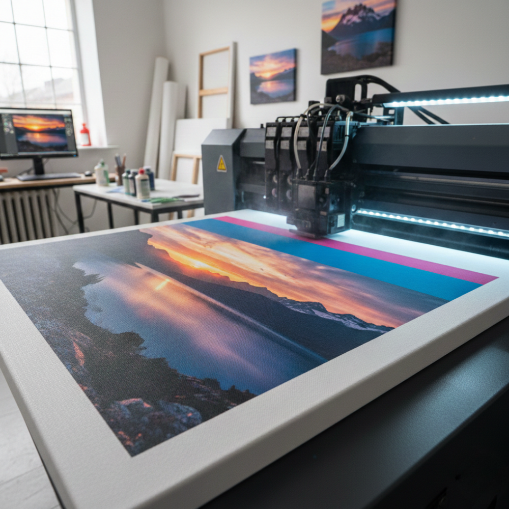 הדפסה על קנבס: איך זה עובד ומה באמת משפיע על התוצאה