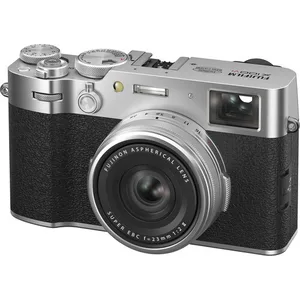 מצלמה Fujifilm X100VI יבואן רשמי זמין במלאי צבע כסף מצלמה לצילום מקצועי
