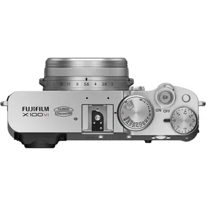 מצלמה Fujifilm X100VI יבואן רשמי זמין במלאי צבע כסף מצלמה לצילום מקצועי