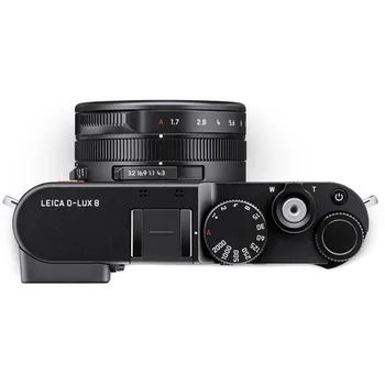 מצלמה דיגיטלית Leica D-Lux 8 עם חיישן CMOS 4/3 ברזולוציה 17MP עדשת Leica מובנית עם זום 10.9-34 מ"מ, מקביל טווח 24-75 מ"מ (במונחי 35 מ"מ) צילום וידאו UHD 4K במהירות 30fps מסך מגע משלוח חינם