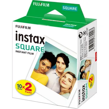סרט צילום 20 תמונות FUJI INSTAX SQUARE FILM סרט צילום למצלמות Instax Square,