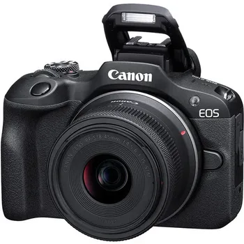 מצלמת Canon EOS R100 מירורלס עם חיישן APS-C עם עדשת RF-S 18-45M משלוח חינם כולל כרטיס 32 גיגה קנון ישראל 3 שנים אחריות