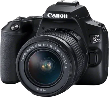 מצלמה דיגיטלית קנון Canon EOS 250D + 18-55mm יבואן רשמי 3 שנים אחריות משלוח חינם