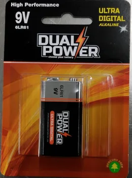 סוללת DUAL POWER 9V 6LR61