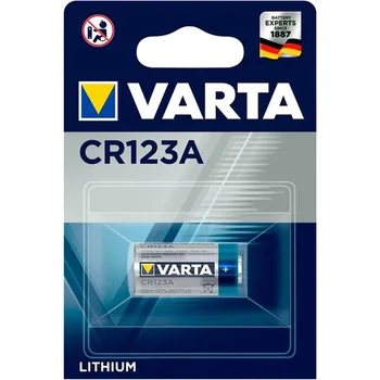 סוללת ליטיום איכותית תוצרת ורטה CR123A 3V VARTA