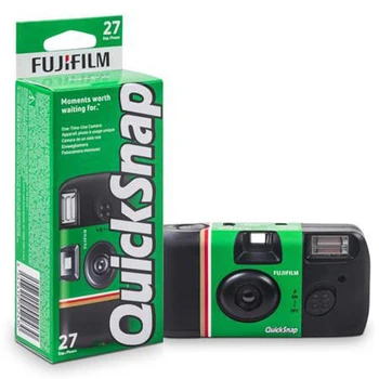 מצלמה חד פעמית FujiFilm QuickSnap עם פלש 27 תמונות 400 iso