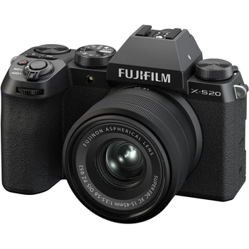 FUJIFILM X-S20 +15-45mm מצלמת פוגי יבואן רשמי פוגי ישראל שנתיים אחריות.